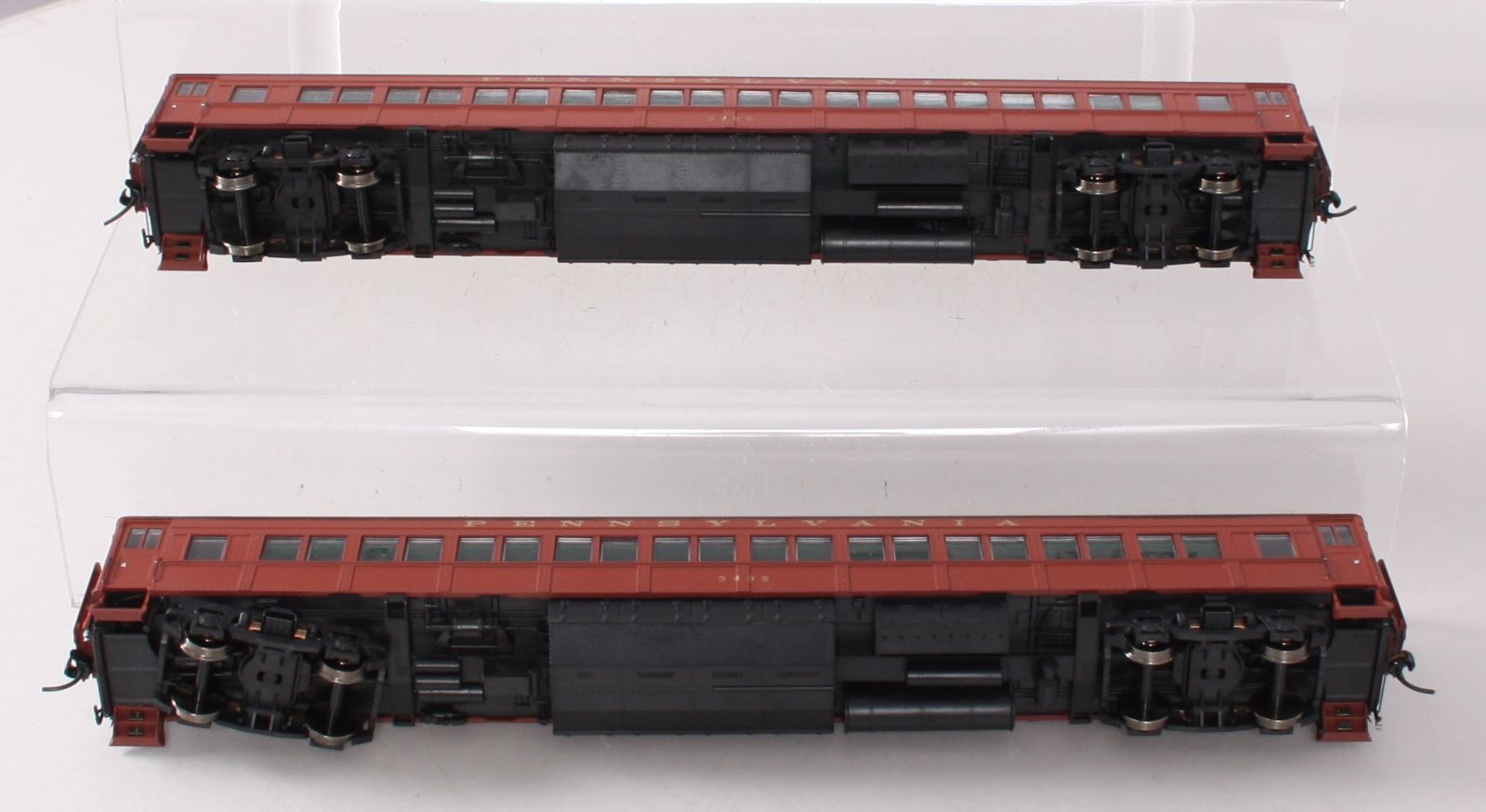 Broadway Limited 6428 HO Pennsylvania P70R Coach with Ice AC Set A (Set of 2)  LN/Box
