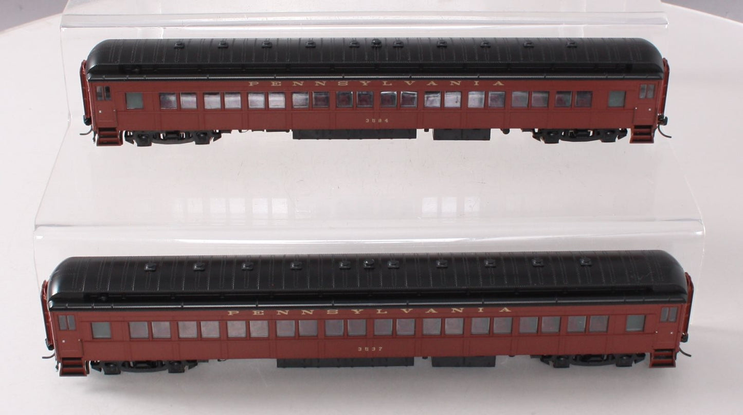 Broadway Limited 6429 HO Pennsylvania P70R Coach with Ice AC Set B (Set of 2)  LN/Box