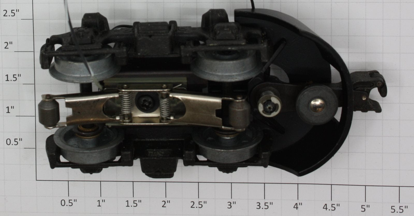 Lionel 8652-70 Black Front Collector Truck Assembly
