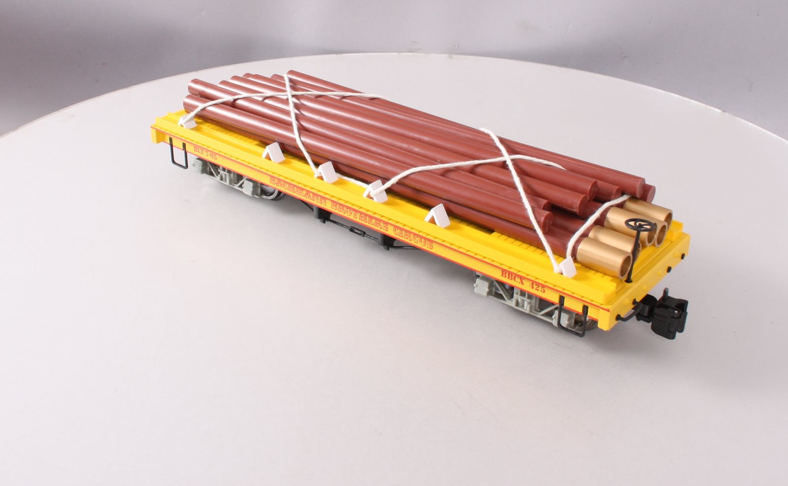 Bachmann 98380 G Scale Circus Pole Flat Car w/Metal Wheels