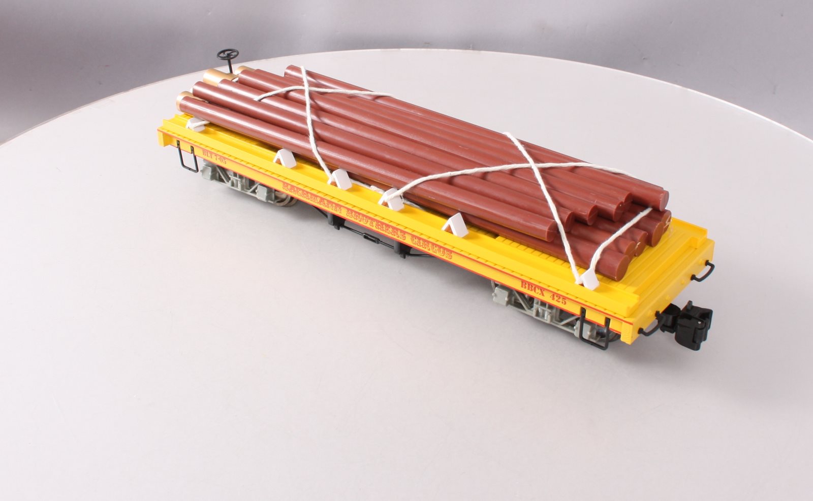 Bachmann 98380 G Scale Circus Pole Flat Car w/Metal Wheels