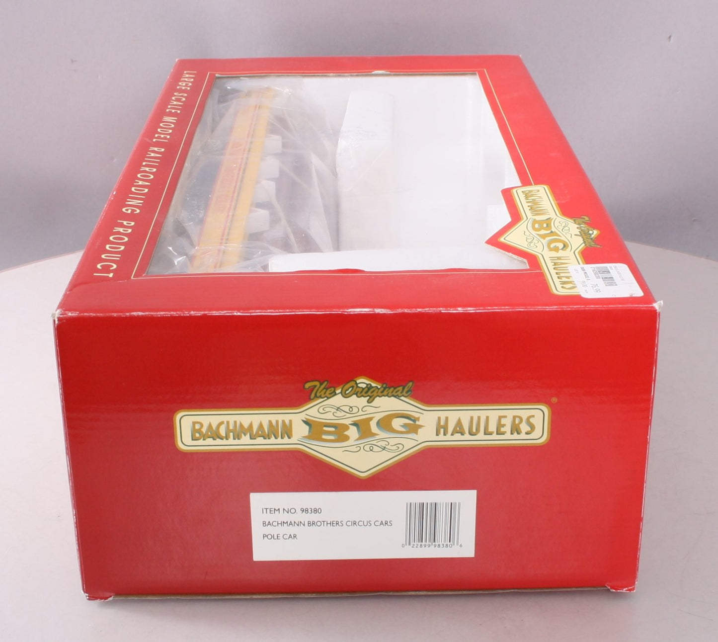 Bachmann 98380 G Scale Circus Pole Flat Car w/Metal Wheels
