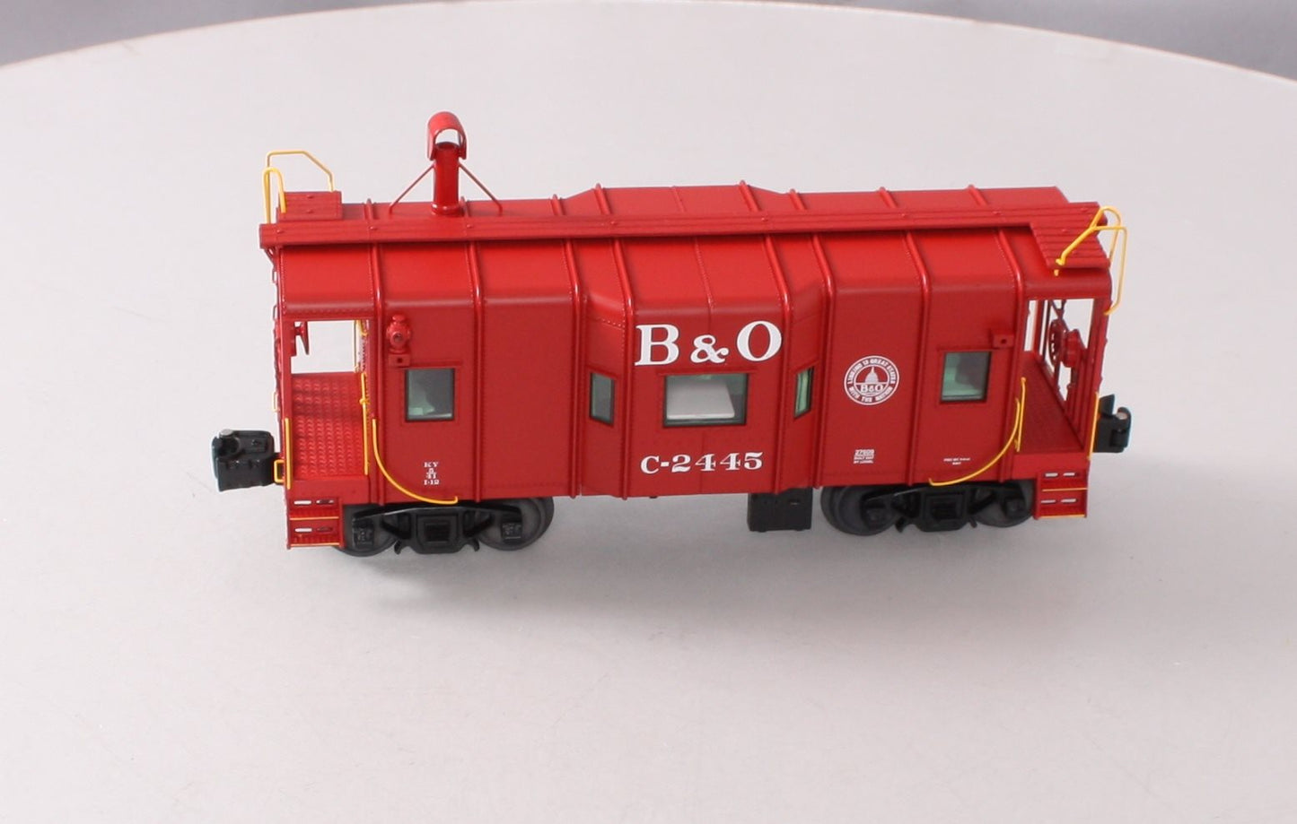 Lionel 6-27609 O Gauge Baltimore and Ohio I-12 Lighted Caboose #2445 with Smoke LN/Box