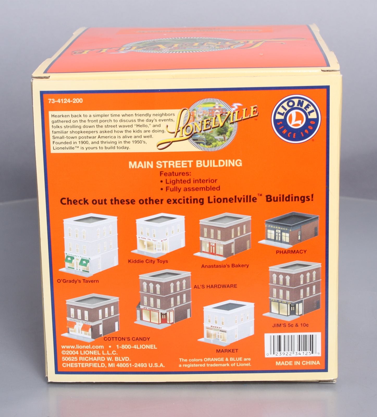 Lionel 6-34125 O Scale Cotton's Candy Store LN/Box