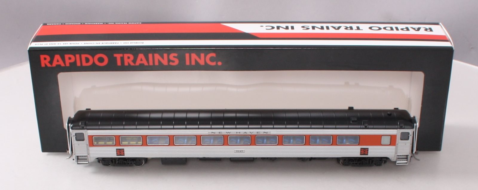 Rapido Trains 017227 HO New Haven McGinnis 8600 SS Coach Unskirted #8649