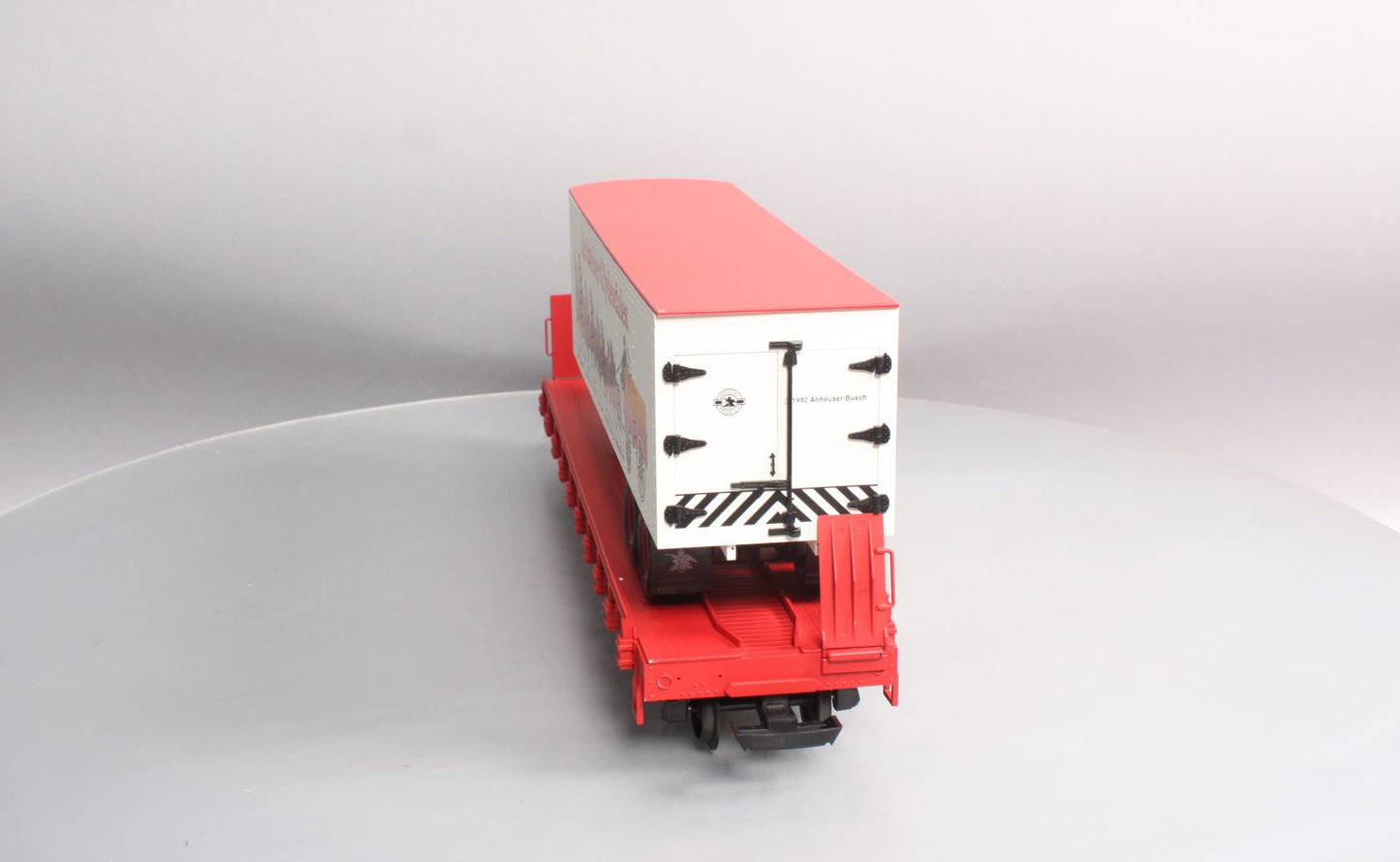 USA Trains R1763 G Budweiser Clydesdale Piggyback LN/Box