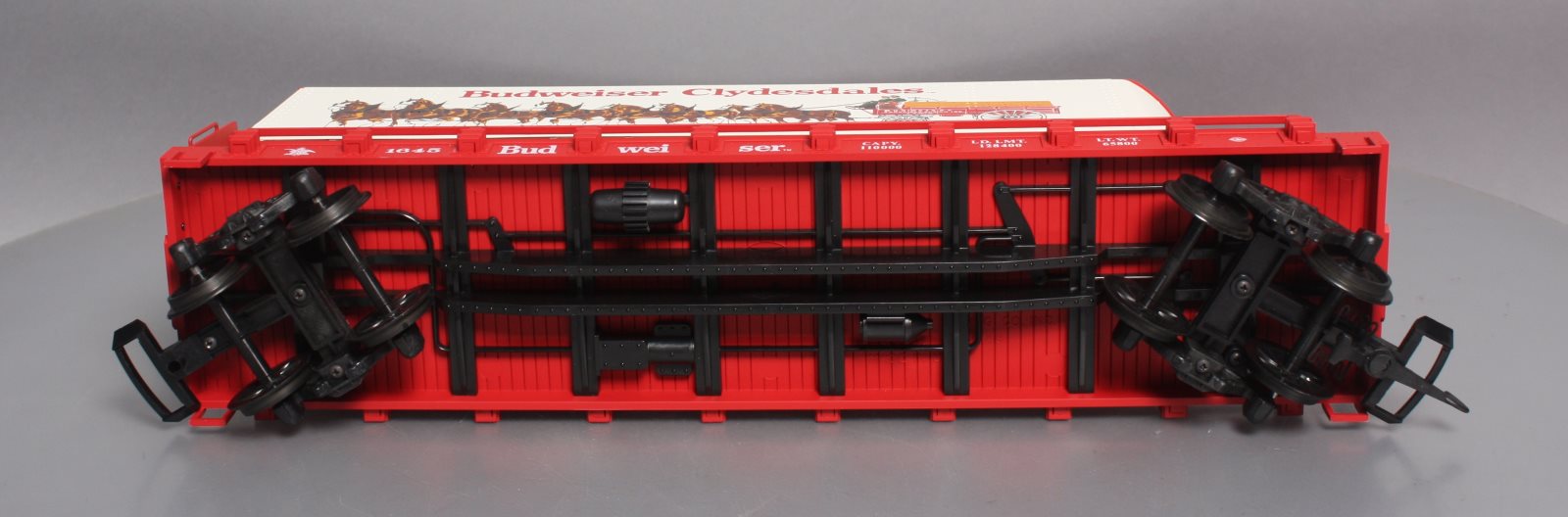 USA Trains R1763 G Budweiser Clydesdale Piggyback LN/Box