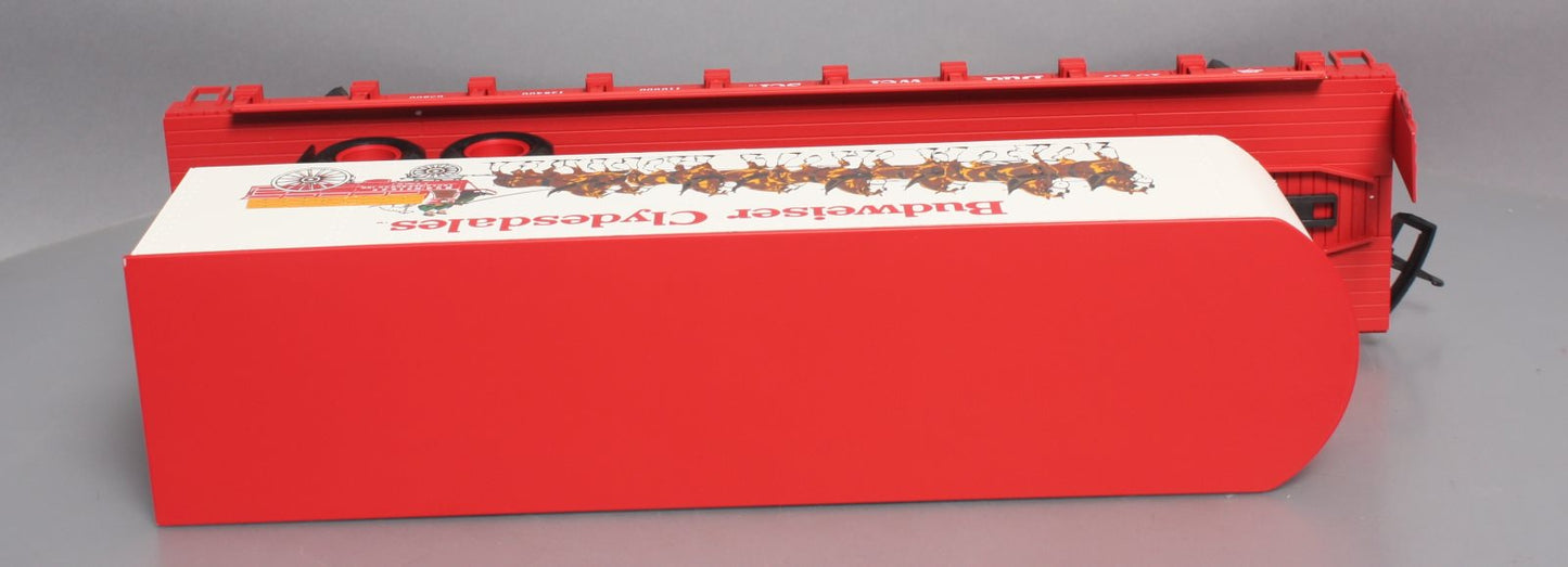 USA Trains R1763 G Budweiser Clydesdale Piggyback LN/Box