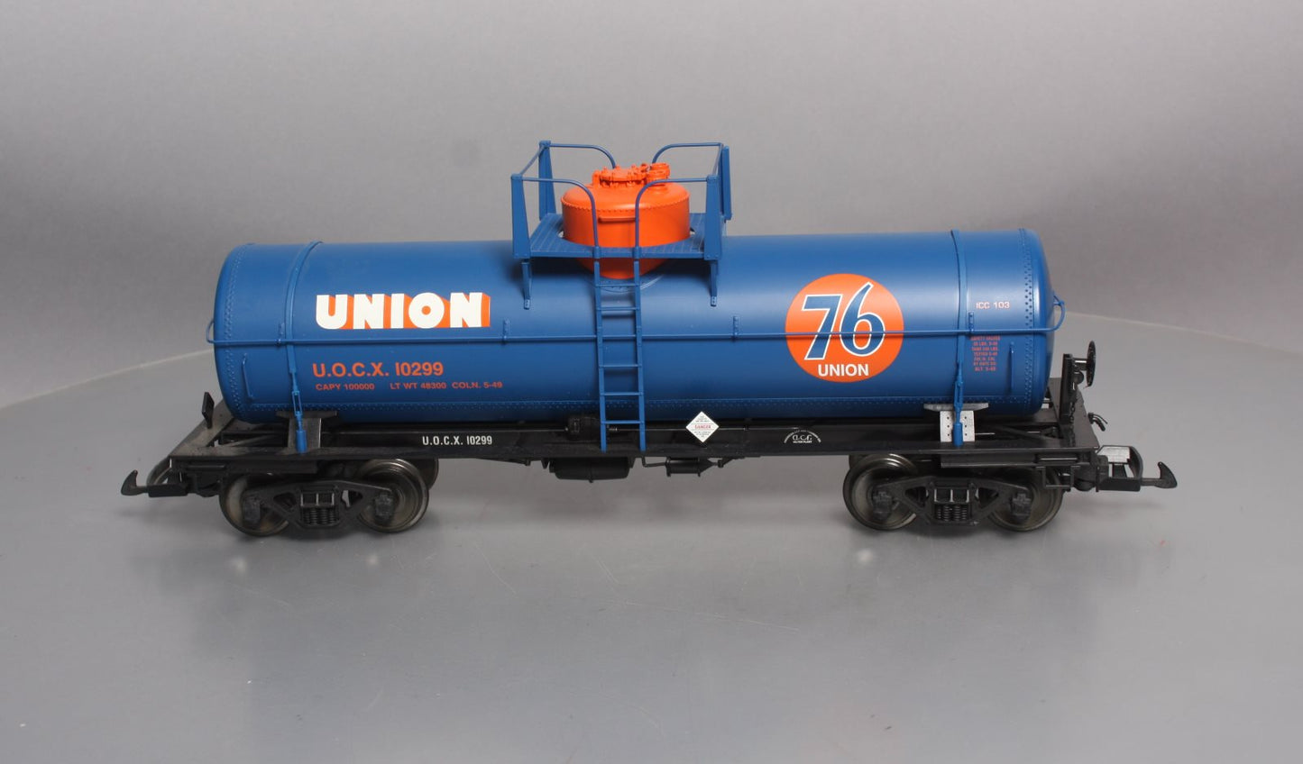 USA Trains R15121 G Union 10,000-Gallon Tank Car Blue