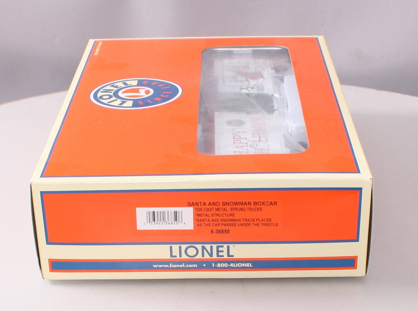 Lionel 6-36850 Santa & Snowman Operating Boxcar LN/Box