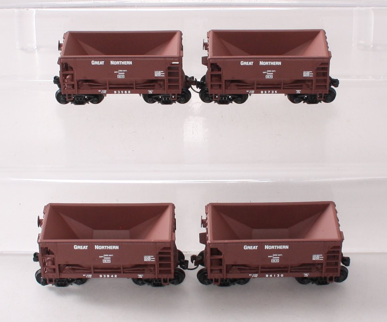 Walthers 932-4402 HO Great Northern Ore Cars (Pack of 4) EX/Box