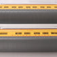 MTH 30-6722 O UP 60' Streamlined ABS Sleeper/Diner Passenger Set (Set of 2) LN/Box