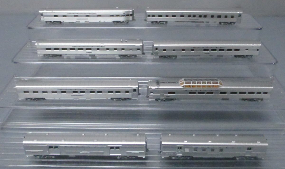 Kato 106-076 N Santa Fe Super Chief Passenger Cars (Set of 8) NEW