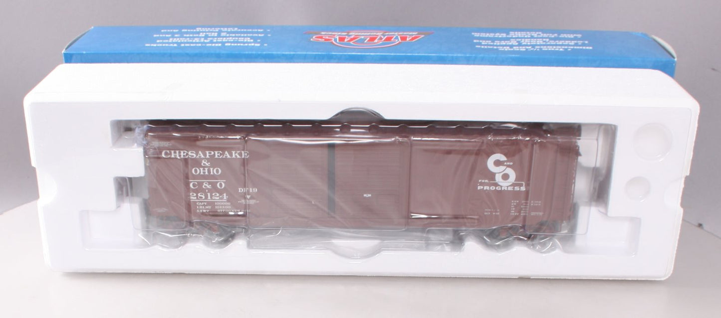 Atlas 8417-1 O Chesapeake & Ohio 50' PS-1 Double Door Boxcar #28124 (3Rail) NIB
