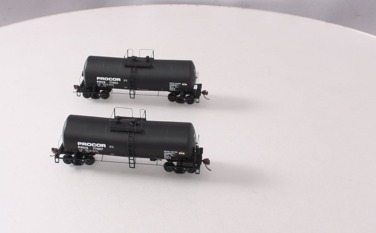 Walthers 932-27206 HO Procor- Sulphur UTLX 16K Gallon Funnel Flow Tank Car (2PK) LN/Box