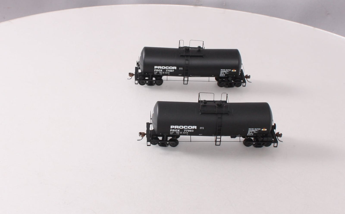 Walthers 932-27206 HO Procor- Sulphur UTLX 16K Gallon Funnel Flow Tank Car (2PK) LN/Box