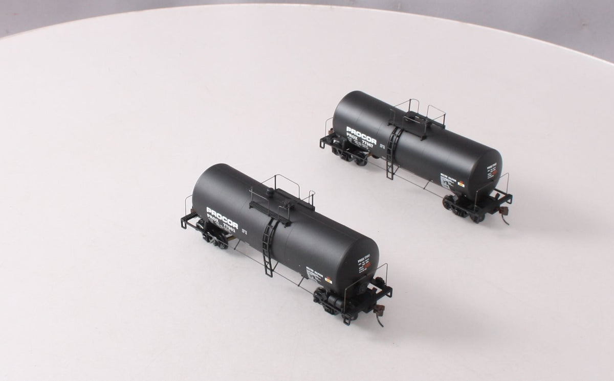 Walthers 932-27206 HO Procor- Sulphur UTLX 16K Gallon Funnel Flow Tank Car (2PK) LN/Box