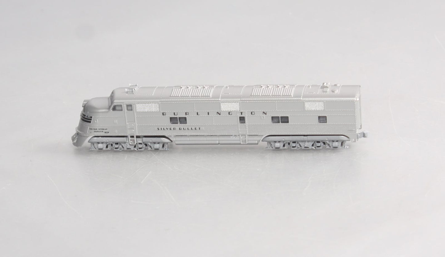 Kato 106-090 N CB&Q EMD E5A Diesel & Silver Streak Zephyr Passenger Set