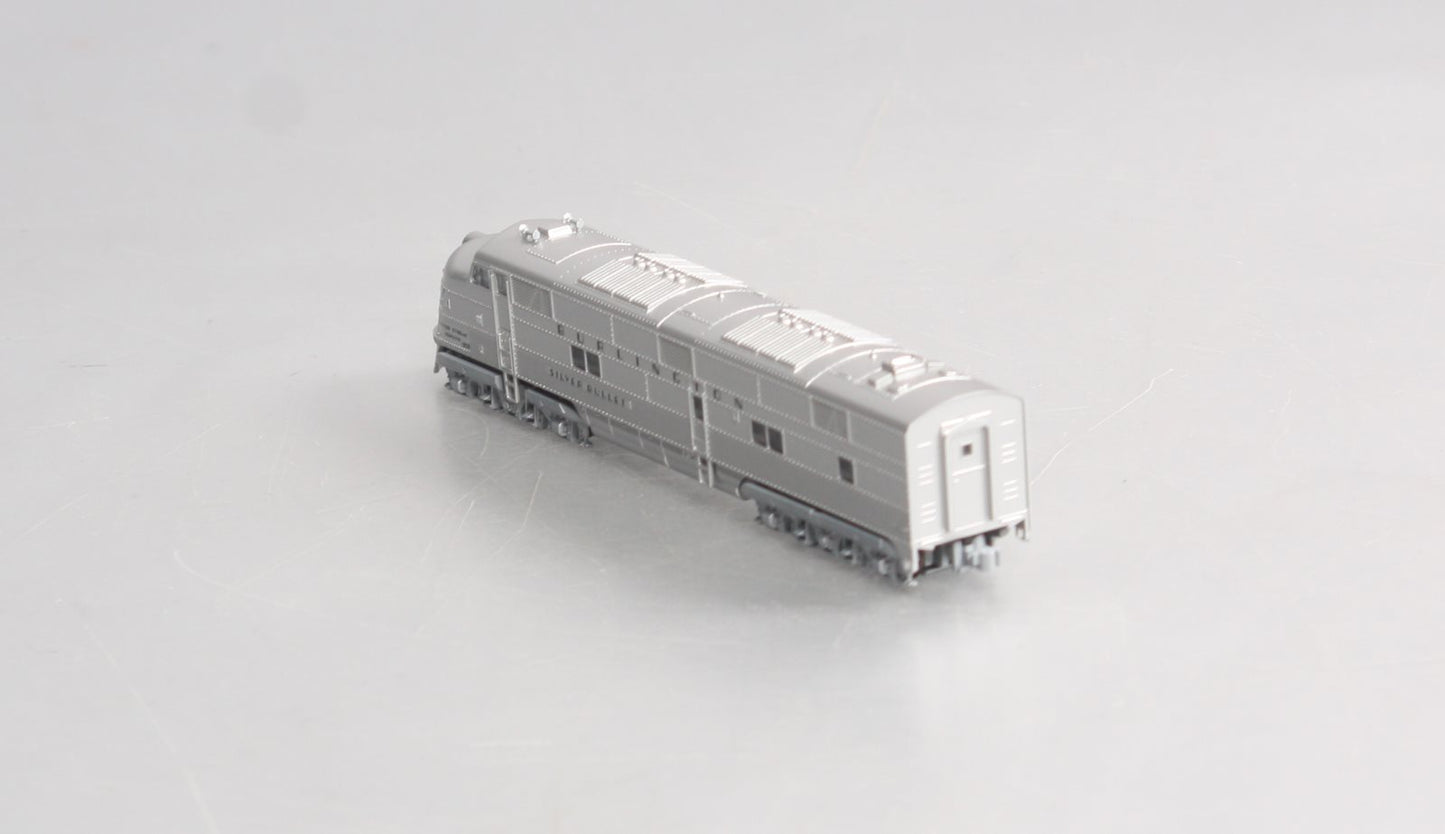 Kato 106-090 N CB&Q EMD E5A Diesel & Silver Streak Zephyr Passenger Set LN/Box