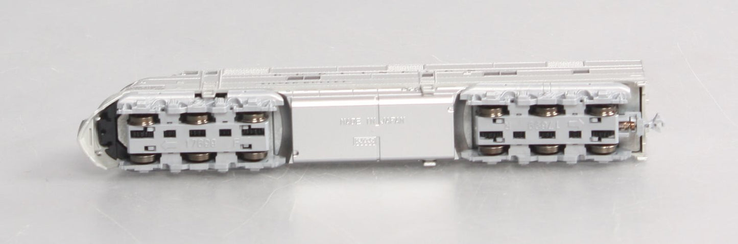 Kato 106-090 N CB&Q EMD E5A Diesel & Silver Streak Zephyr Passenger Set LN/Box