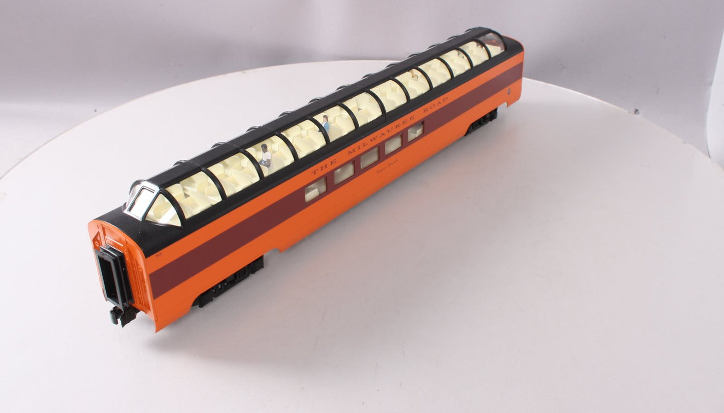 K-Line K4643-40055 O Milwaukee Road Hiawatha 21" Aluminum Super Dome Car #55 EX/Box