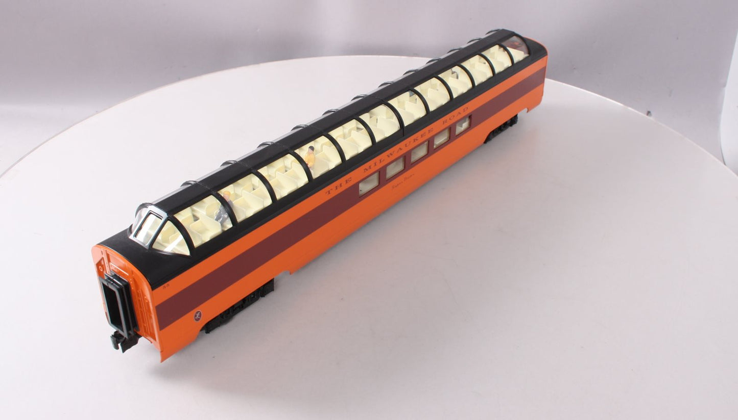 K-Line K4643-40055 O Milwaukee Road Hiawatha 21" Aluminum Super Dome Car #55 EX/Box