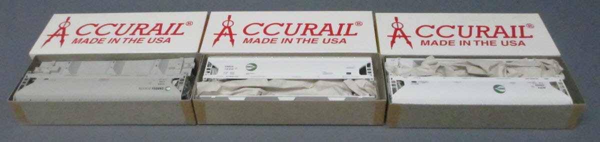 Accurail 3346 HO Scale Cargill ACF 3 Bay Hopper Kit (Set of 3)