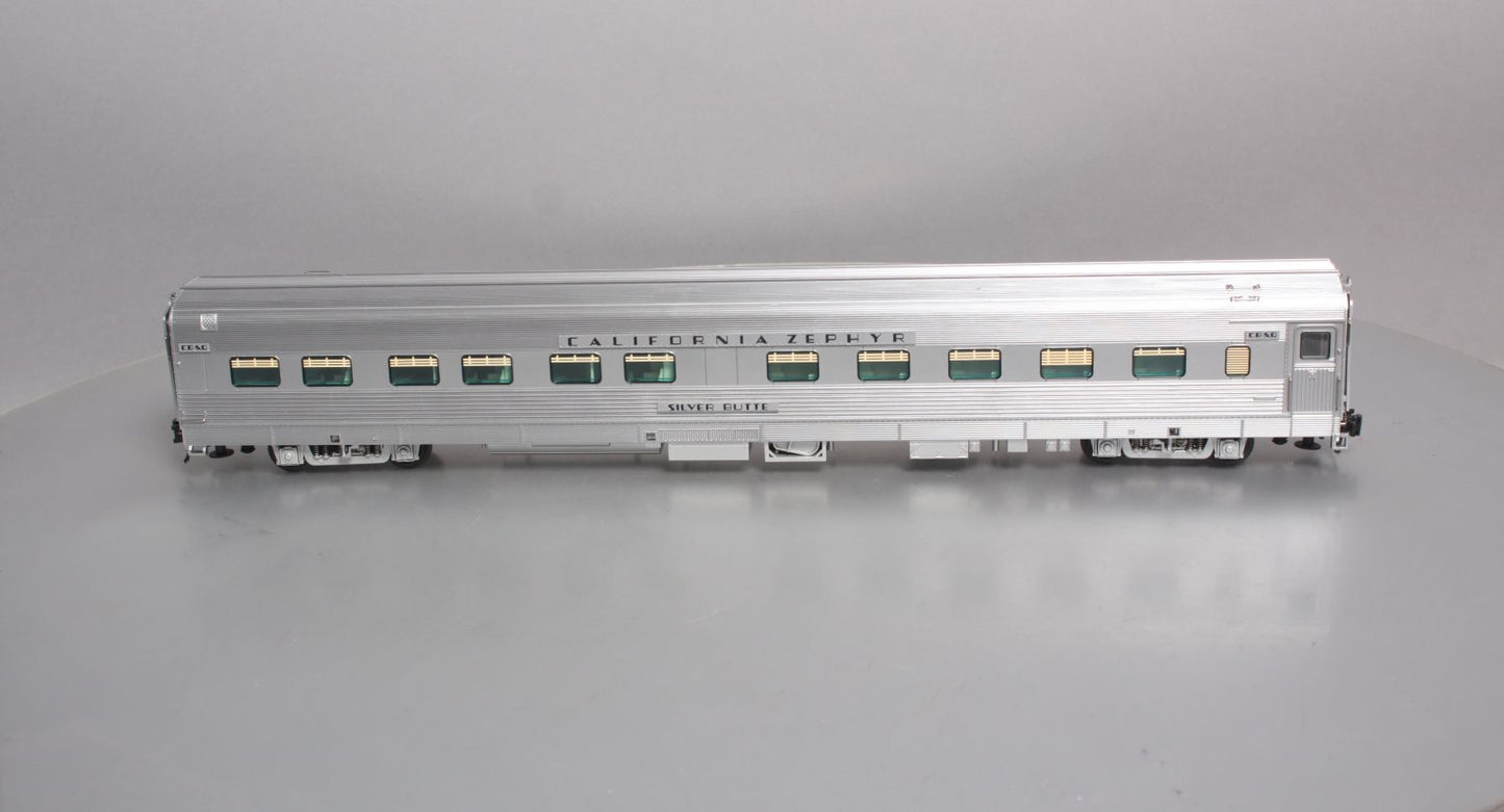 Atlas 3001176-1 CB&Q "Silver Butte" Streamlined 10-6 Sleeping Car #425 (3 Rail)