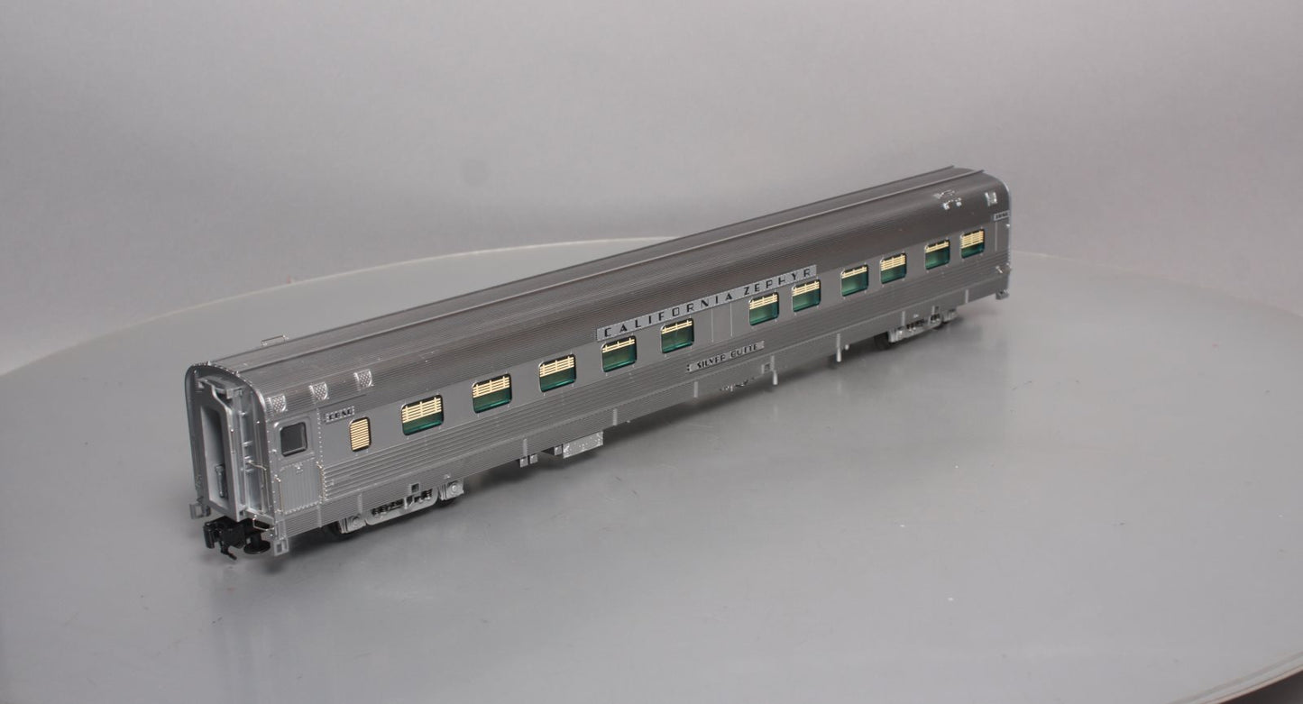 Atlas 3001176-1 CB&Q "Silver Butte" Streamlined 10-6 Sleeping Car #425 (3 Rail)