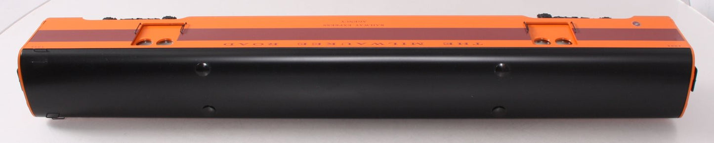 K-Line K4643-41334 Milwaukee Road Hiawatha 21" Aluminum REA Baggage Car #1334 EX/Box