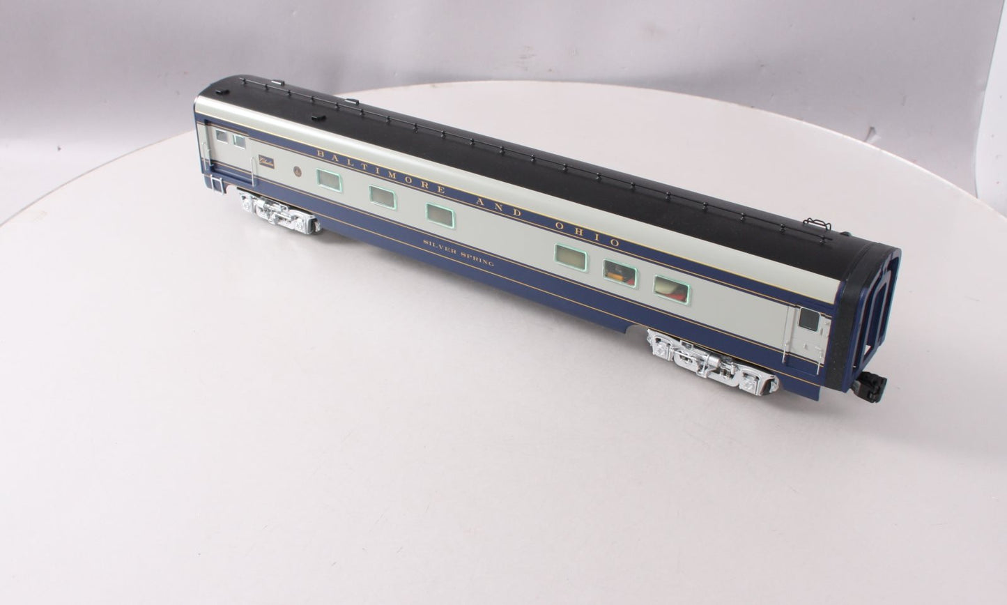 Lionel 6-29111 Baltimore & Ohio 18" Aluminum "Silver Spring" Passenger Combine EX