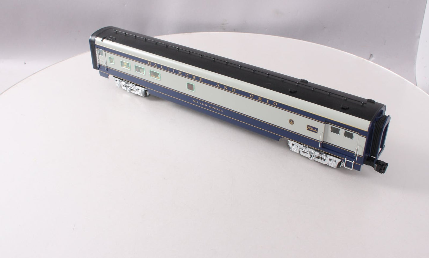 Lionel 6-29111 Baltimore & Ohio 18" Aluminum "Silver Spring" Passenger Combine EX