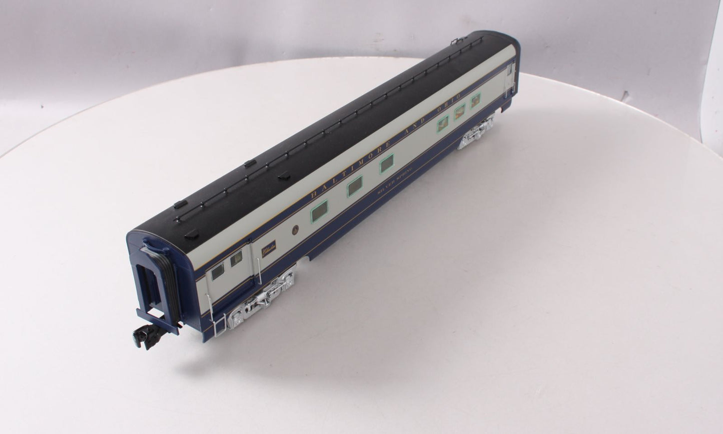 Lionel 6-29111 Baltimore & Ohio 18" Aluminum "Silver Spring" Passenger Combine EX