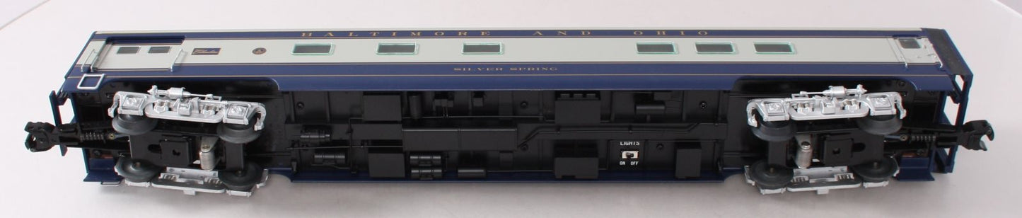 Lionel 6-29111 Baltimore & Ohio 18" Aluminum "Silver Spring" Passenger Combine EX