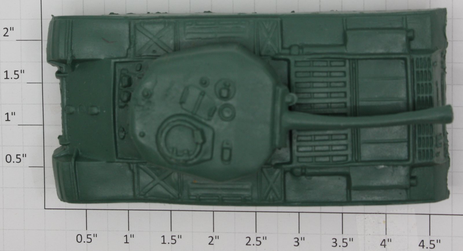 Lionel 6401-1 Payton Plastics Cheap Green Army Tank Load