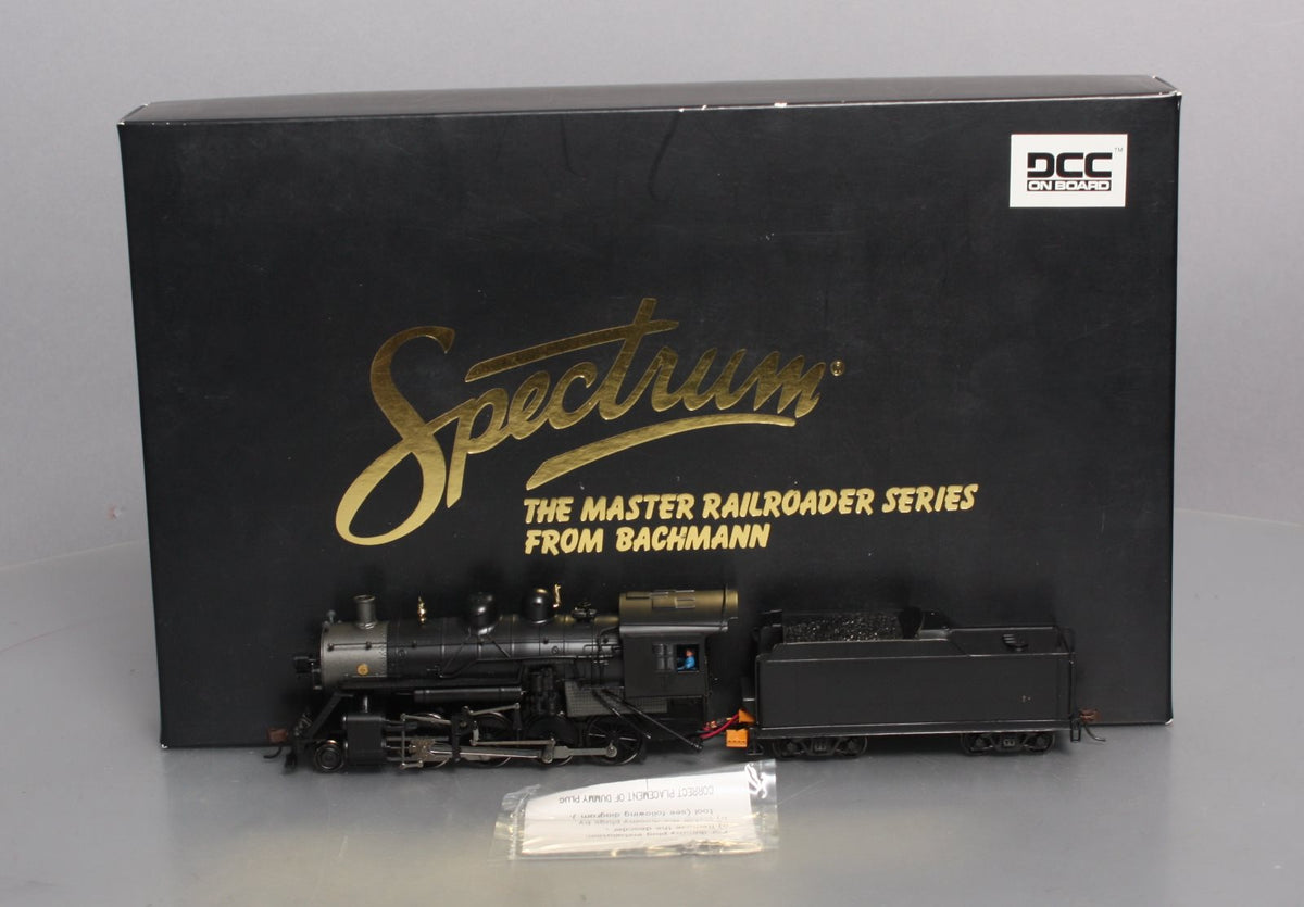 Bachmann 83601 HO Painted/Unlettered 2-8-0 Steam Locomotive with DCC LN/Box