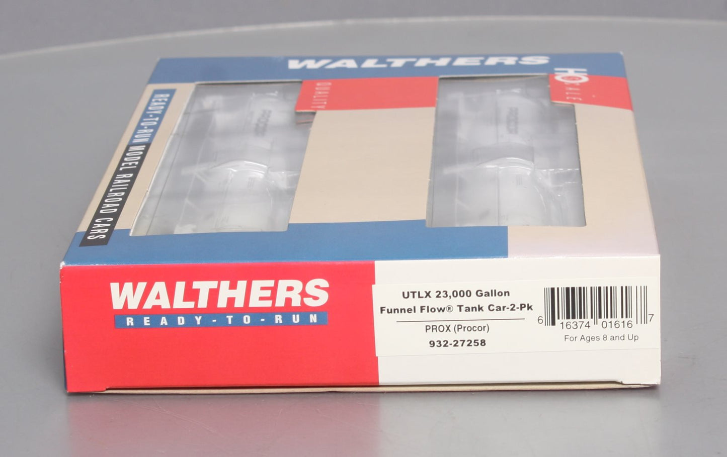Walthers 932-27258 HO PROX 23K Gallon Funnel Flow Tank Car (Pack of 2) LN/Box