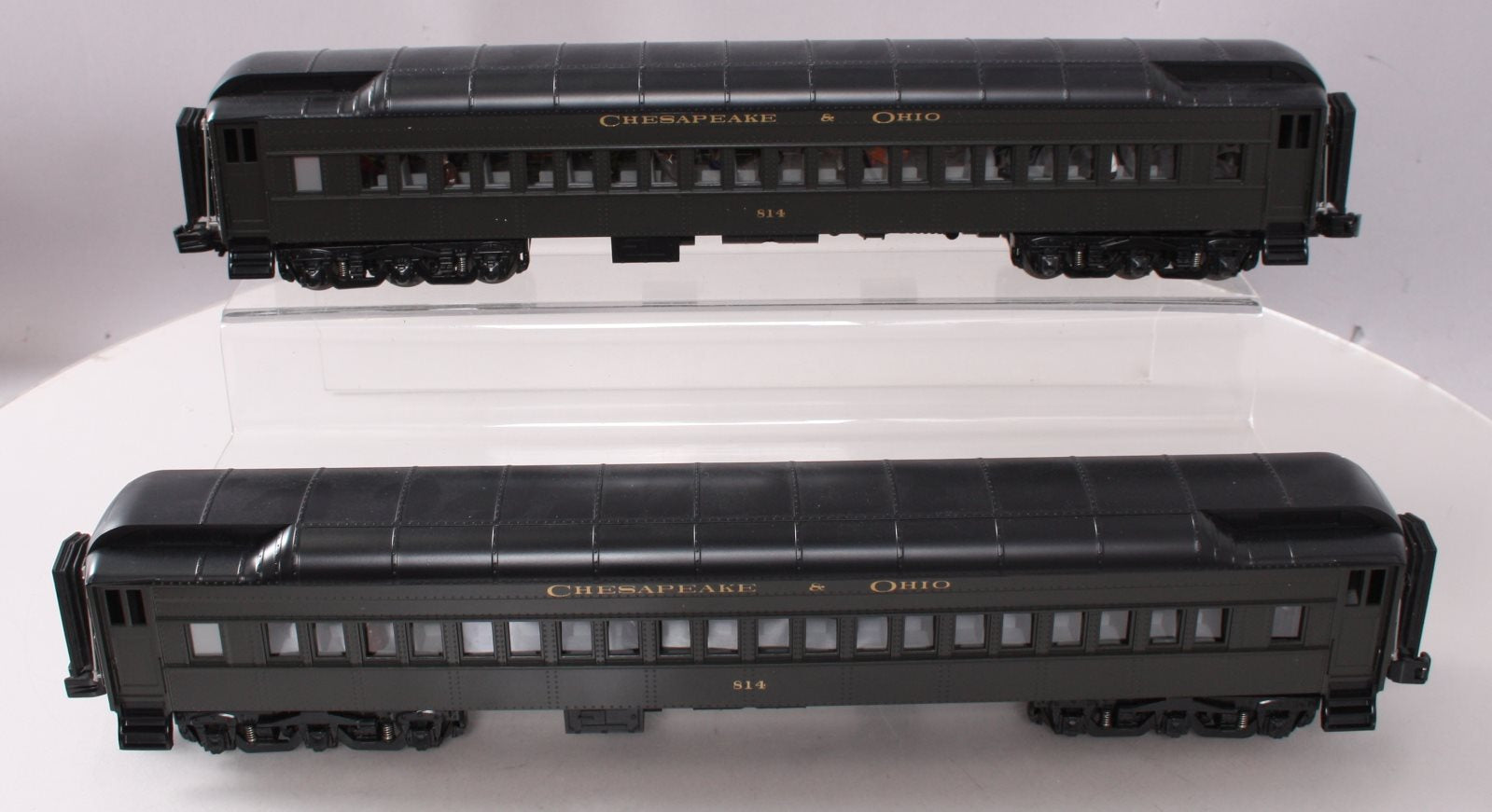 MTH 20-3260C O Gauge C&O 2-Car 70' Madison Coach Passenger Set LN/Box