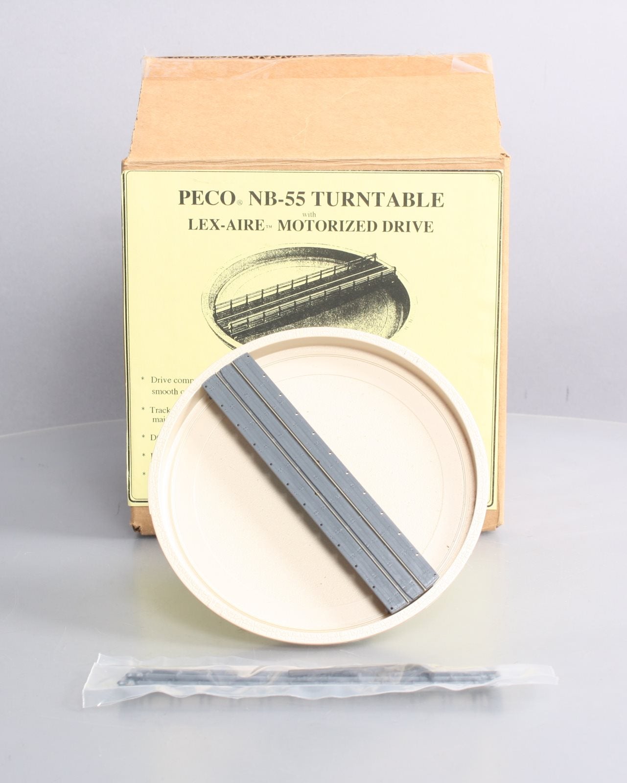 Peco NB-55 N Scale Turntable Kit Railway Track Motorized Drive Assembled