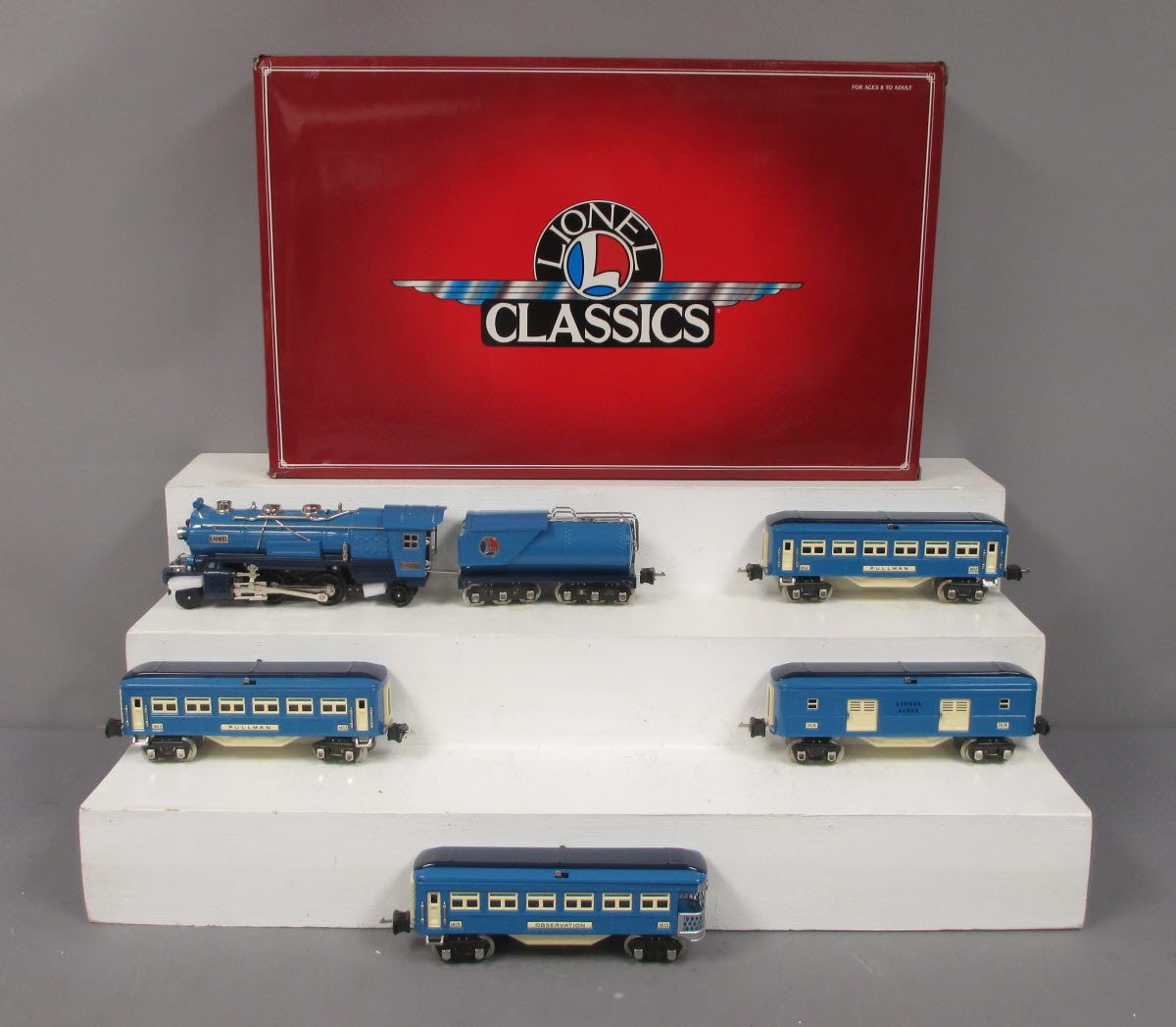 Lionel 6-51004 Classics Blue Comet O Gauge Steam Train Set LN/Box
