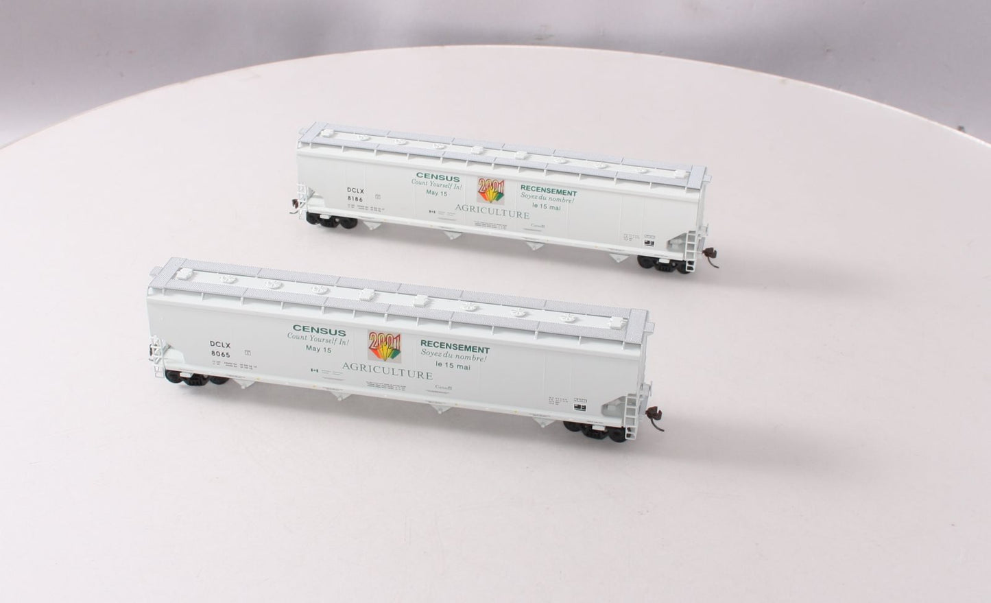 Walthers 932-27159 HO (Canadian Census) National 6200 Plastic Hopper (Pack of 2) LN/Box