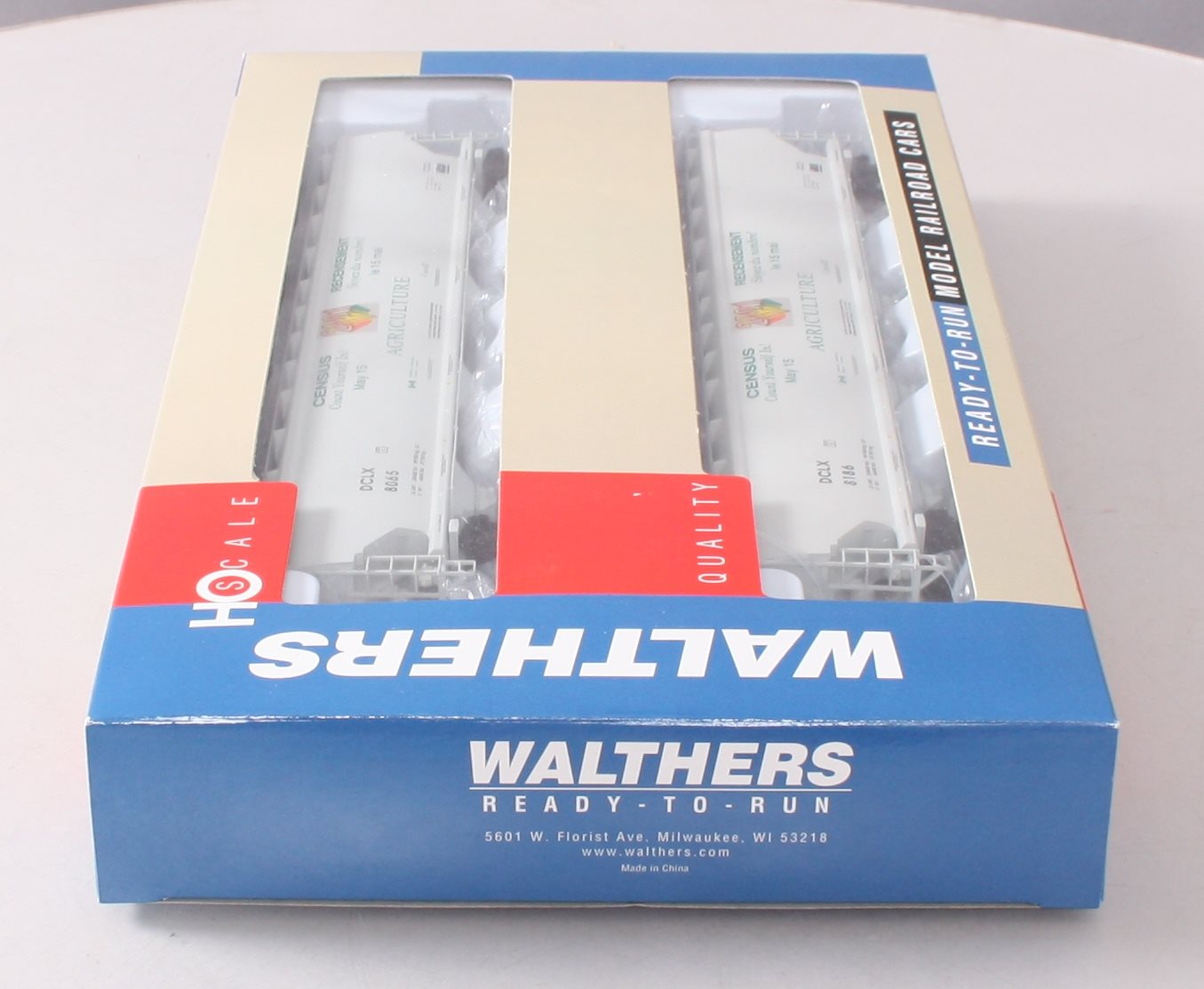 Walthers 932-27159 HO (Canadian Census) National 6200 Plastic Hopper (Pack of 2) LN/Box