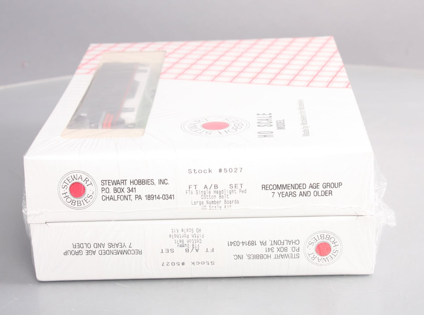 Stewart 5027 HO Cotton Belt EMD FT A/B Powered/Dummy Diesel Locomotive Set NIB