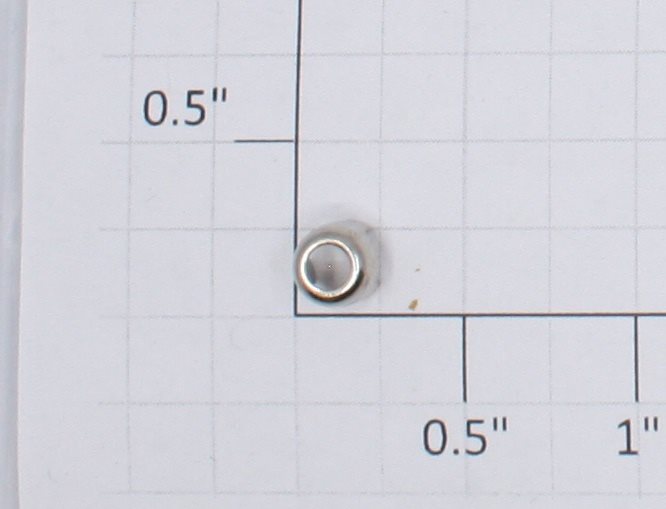 Lionel 1681-2 Nickel Marker Light Lens Rim for 259, 1681, etc.