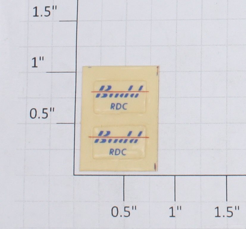 Lionel 8764-10 Budd Car Decals