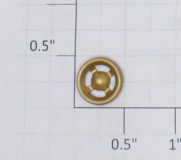 Lionel 620-19 Brass 1/2" No Hole Brake Wheel fits 600 800 900 2800 Cars
