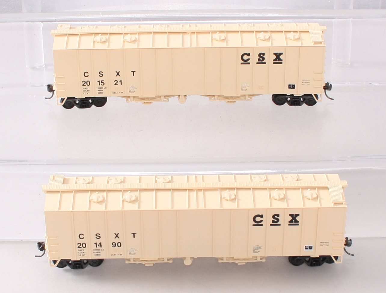Walthers 932-23685 HO Scale CSXT 50' Airslide Covered Hoppers (2-Pack) LN/Box