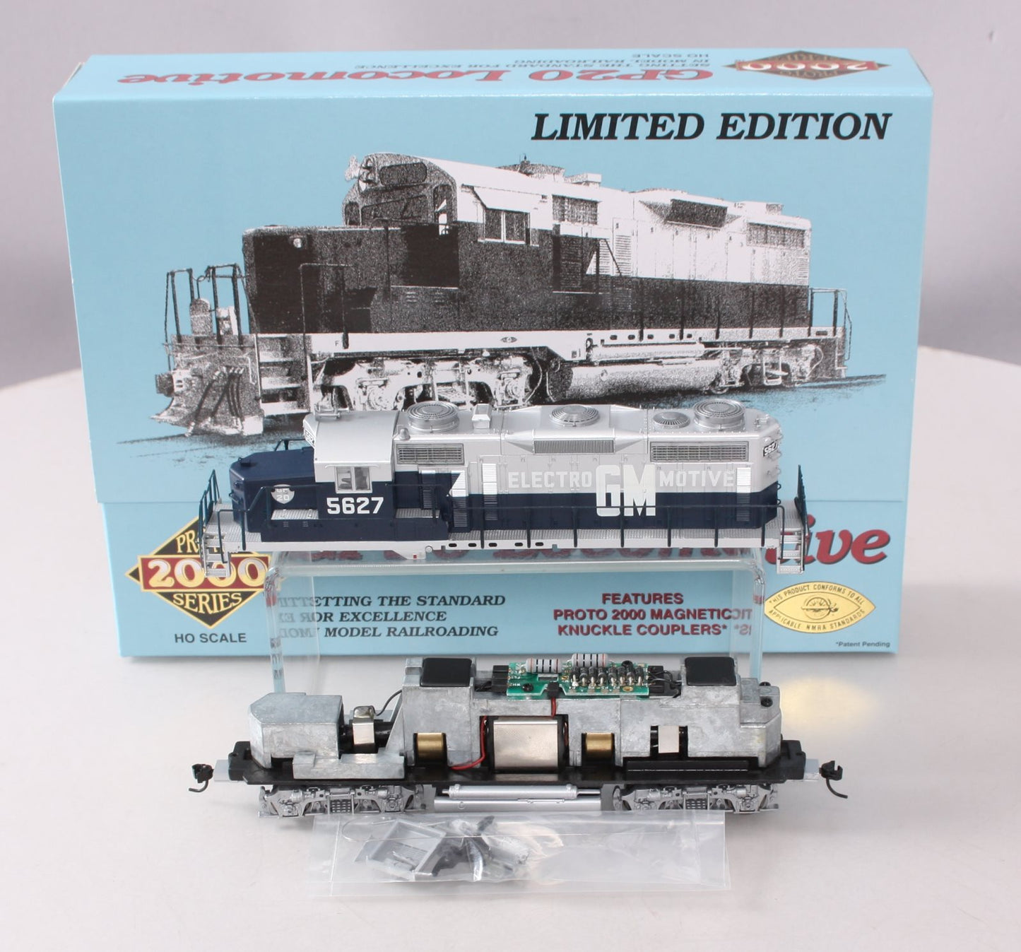 Proto 2000 8009 HO EMD GP20 Diesel Locomotive #5627 w/Dynamic Brakes LN/Box