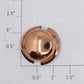 MTH 385-5 Copper Round Metal Steam Dome Fits 385E 392E 1835E
