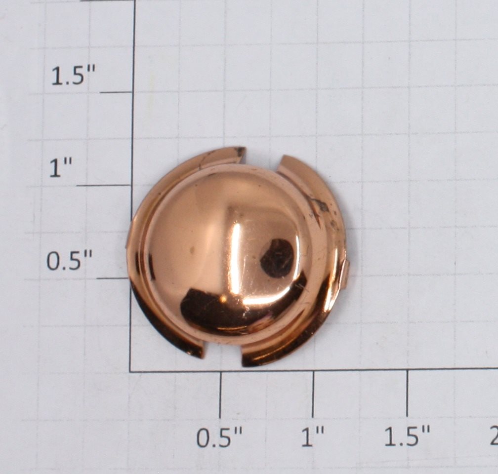 MTH 385-5 Copper Round Metal Steam Dome Fits 385E 392E 1835E